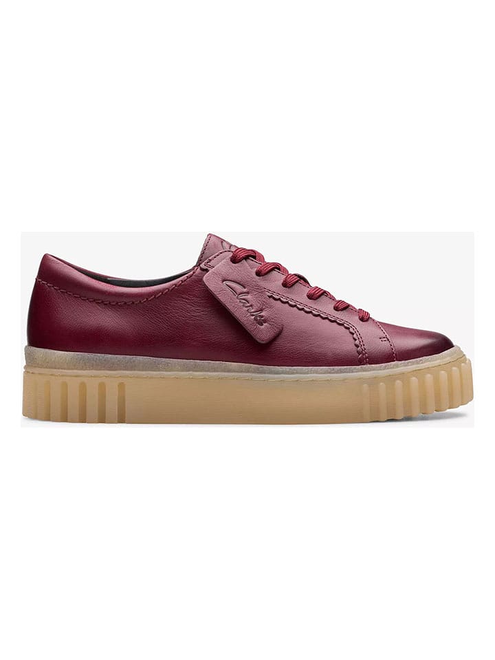 Clarks Skórzane sneakersy 