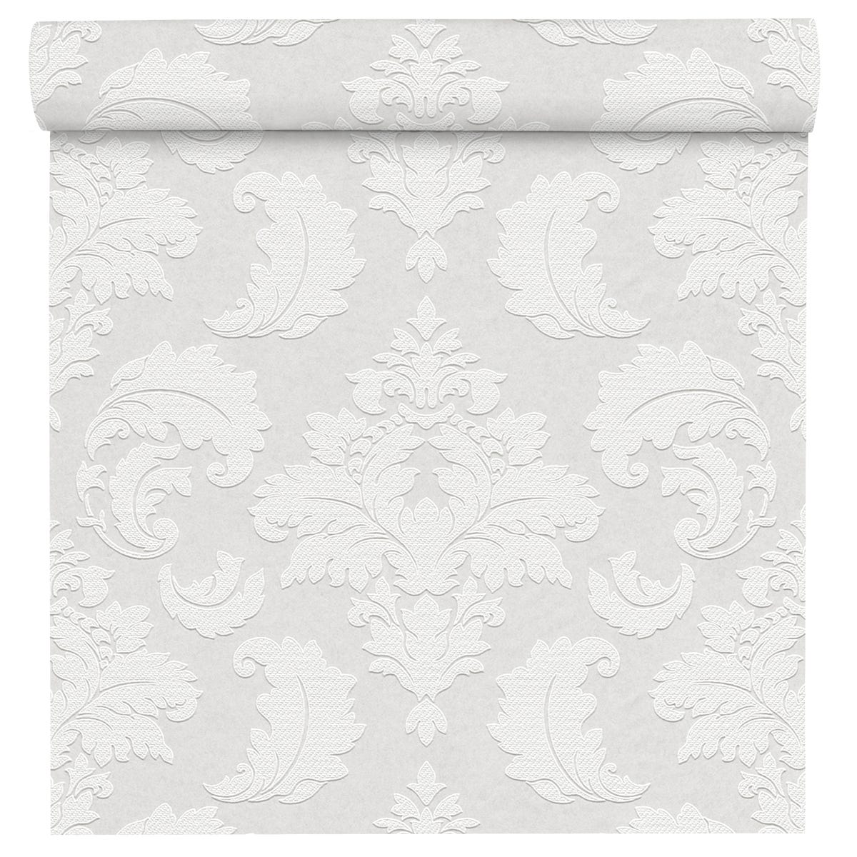 Tapeta do malowania biała winylowa na flizelinie