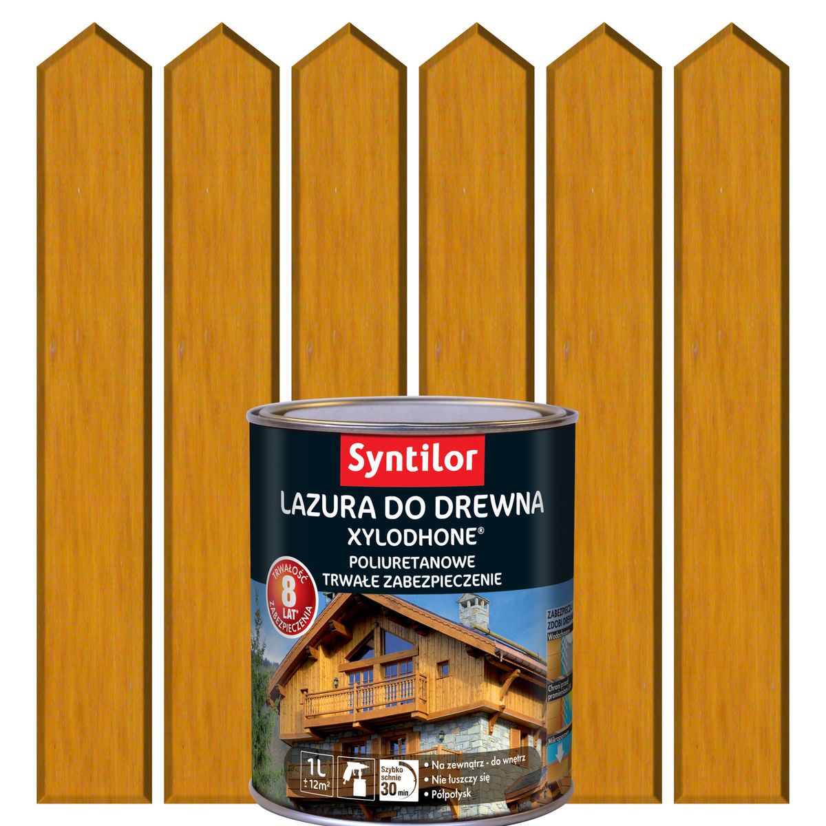 Lazura do drewna XYLODHONE HP 5 l Dąb złocisty SYNTILOR