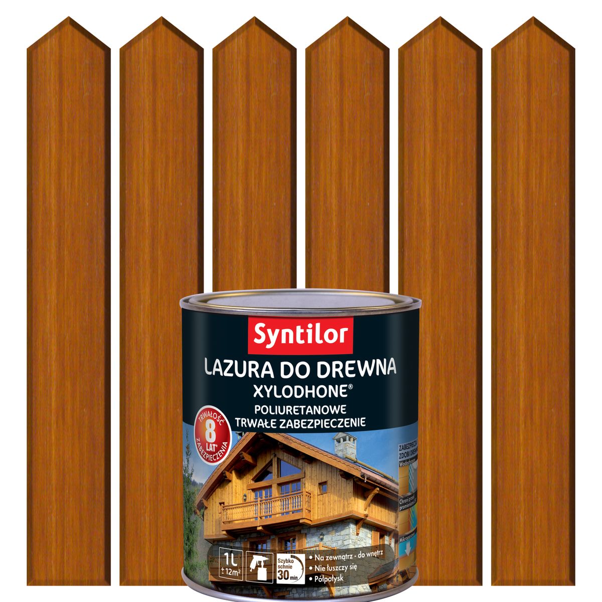 Lazura do drewna XYLODHONE HP 5 l Dąb średni SYNTILOR