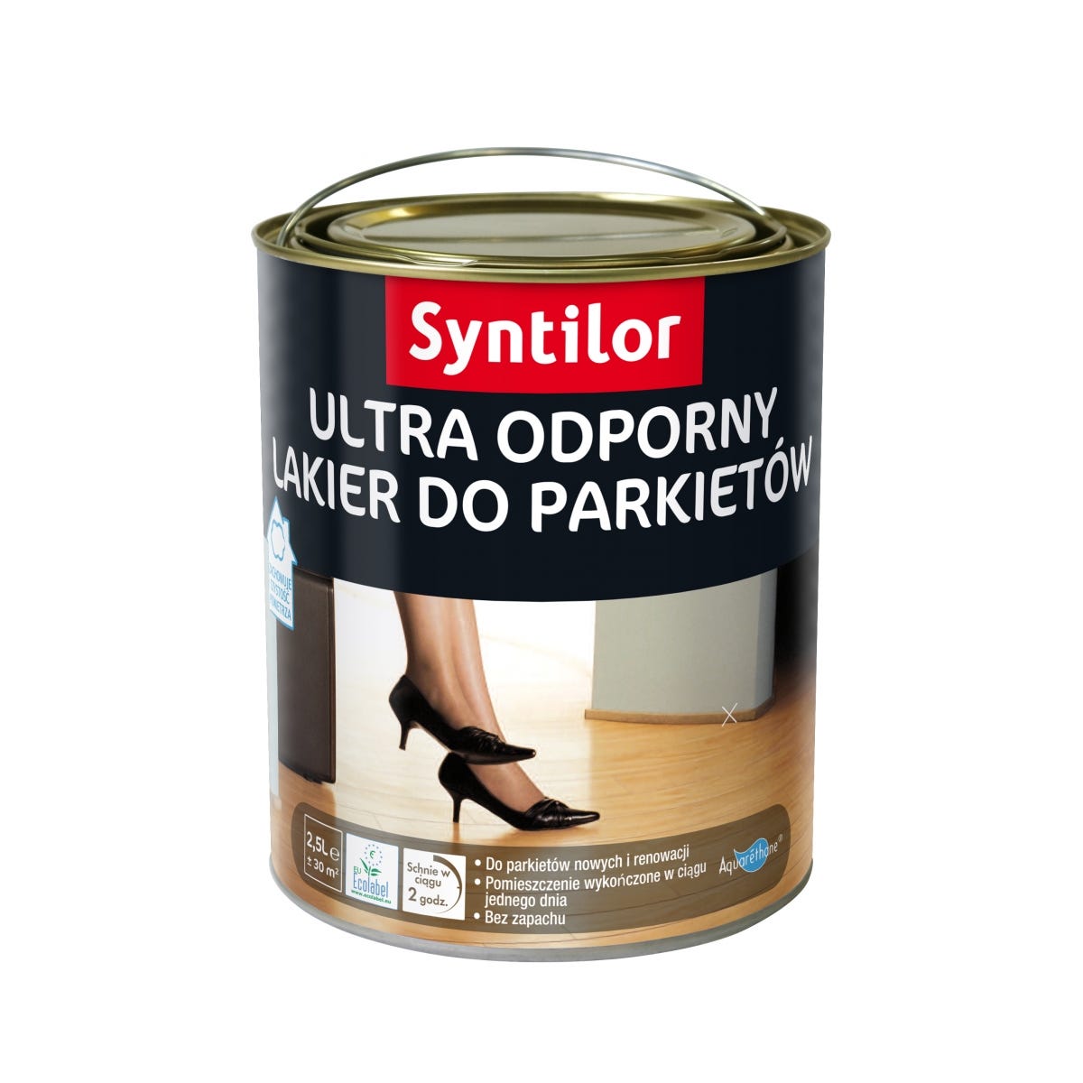 Lakier do parkietu ULTRA ODPORNY 2.5 l Bezbarwny Mat SYNTILOR