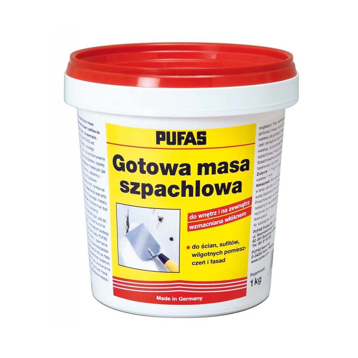 PUFAS Masa szpachlowa GOTOWA 1 kg