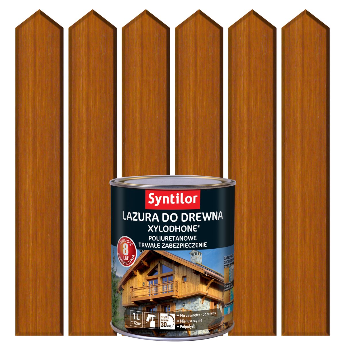Lazura do drewna XYLODHONE HP 1 l Dąb średni SYNTILOR