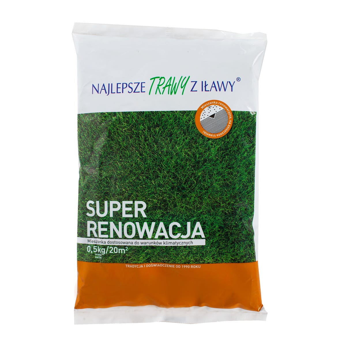 Nasiona trawy renowacyjnej 0.5kg Najlepsze trawy z Iławy
