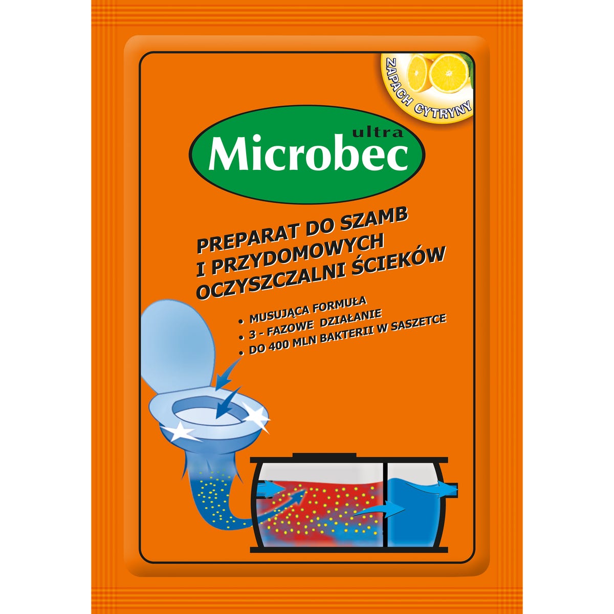 Preparat do szamb saszetka 25g Microbec