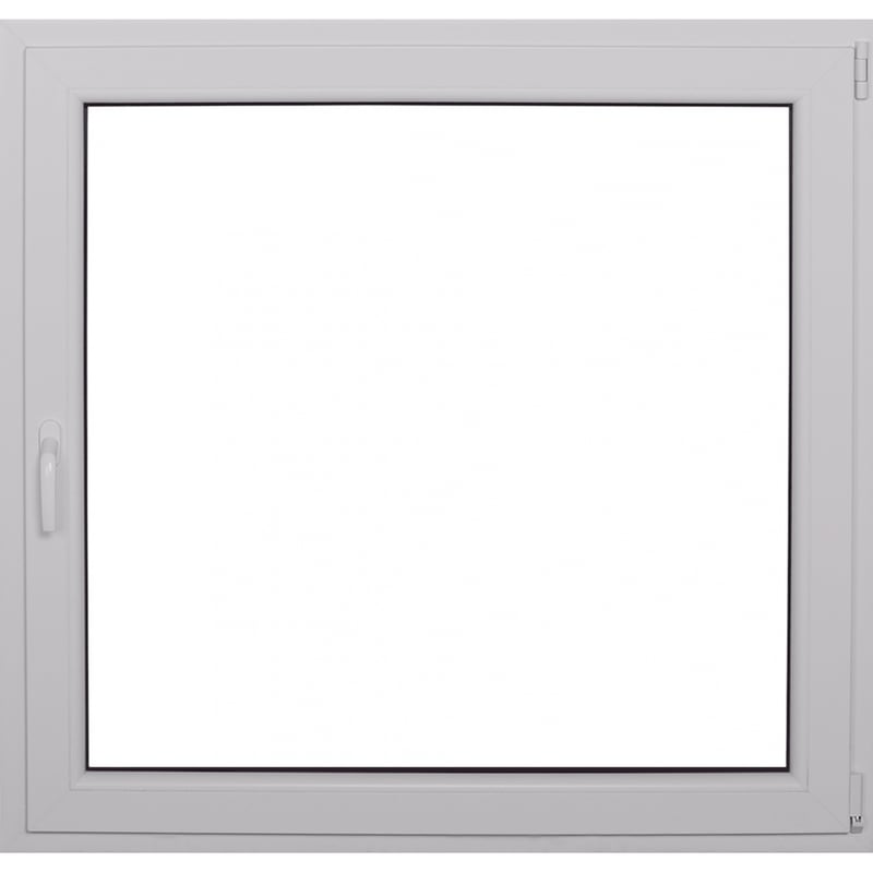 Okno PCV 2-szybowe fasadowe O16 białe 1165x1135 mm otwierane do wewnątrz prawe