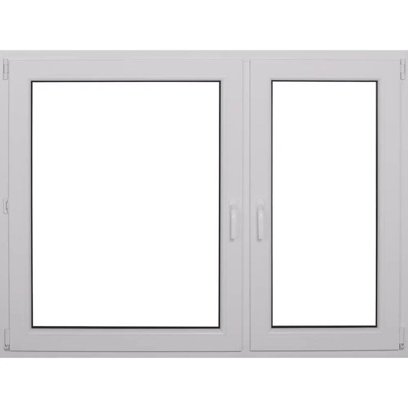 Okno PCV 2-szybowe fasadowe O18 Białe 1465x1135 mm otwierane do wewnątrz prawe