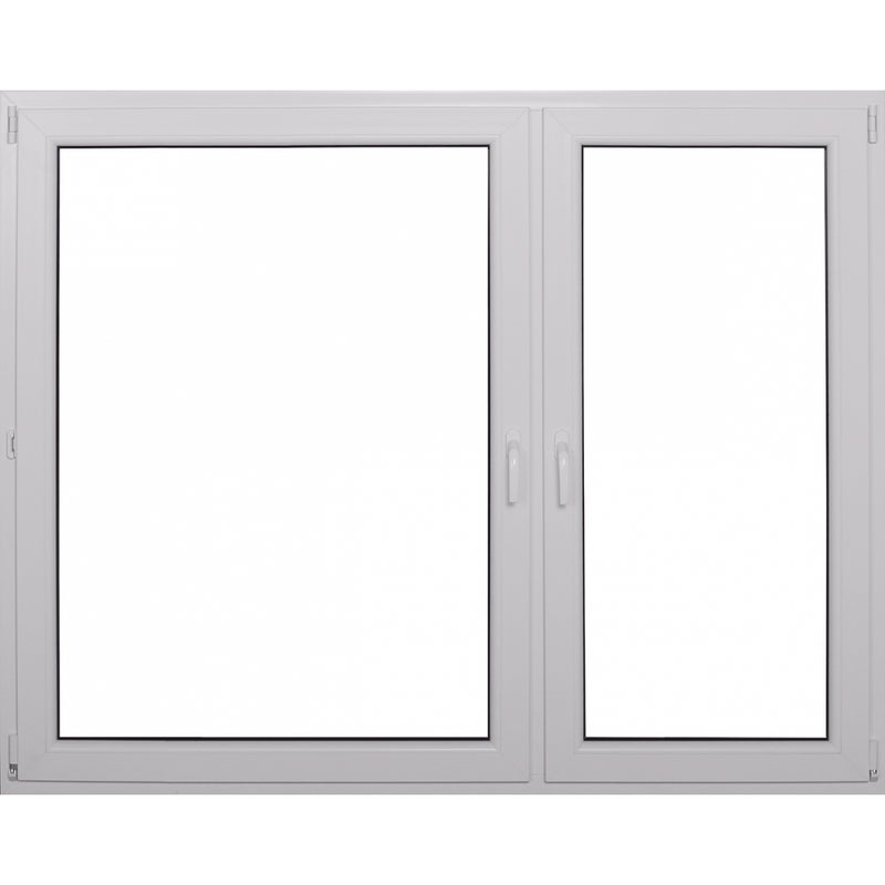 Okno PCV 2-szybowe fasadowe O36 Białe 1765x1435 mm otwierane do wewnątrz prawe