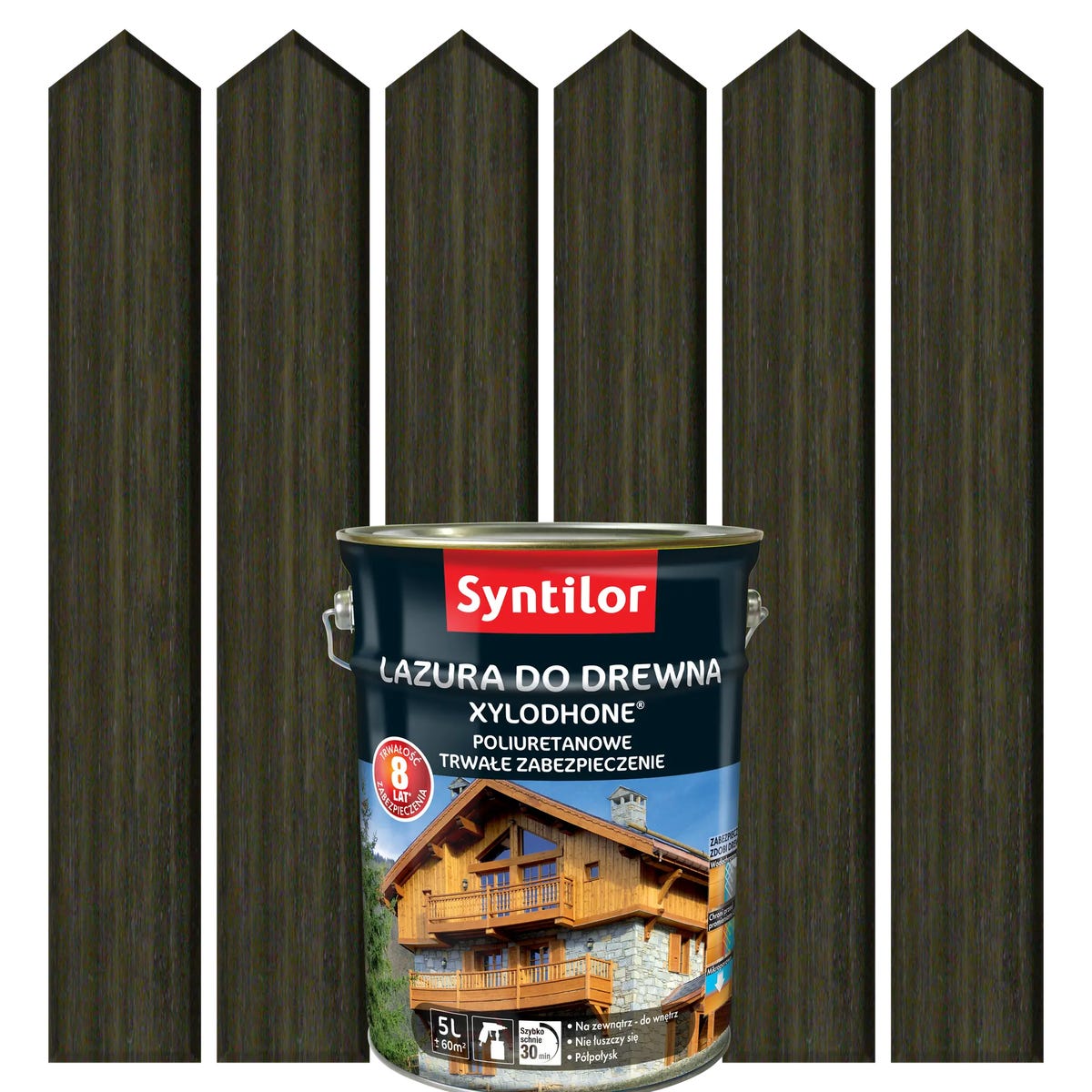 Lazura do drewna XYLODHONE HP 5 l Wenge SYNTILOR