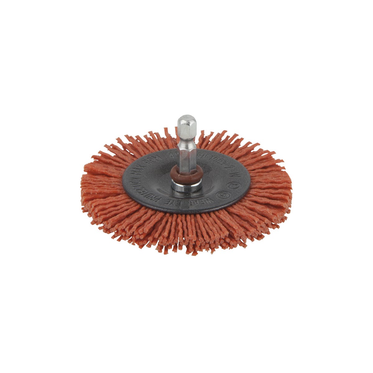 WOLFCRAFT Szczotka tarczowa trzpieniowa 75 mm NYLON 1500000
