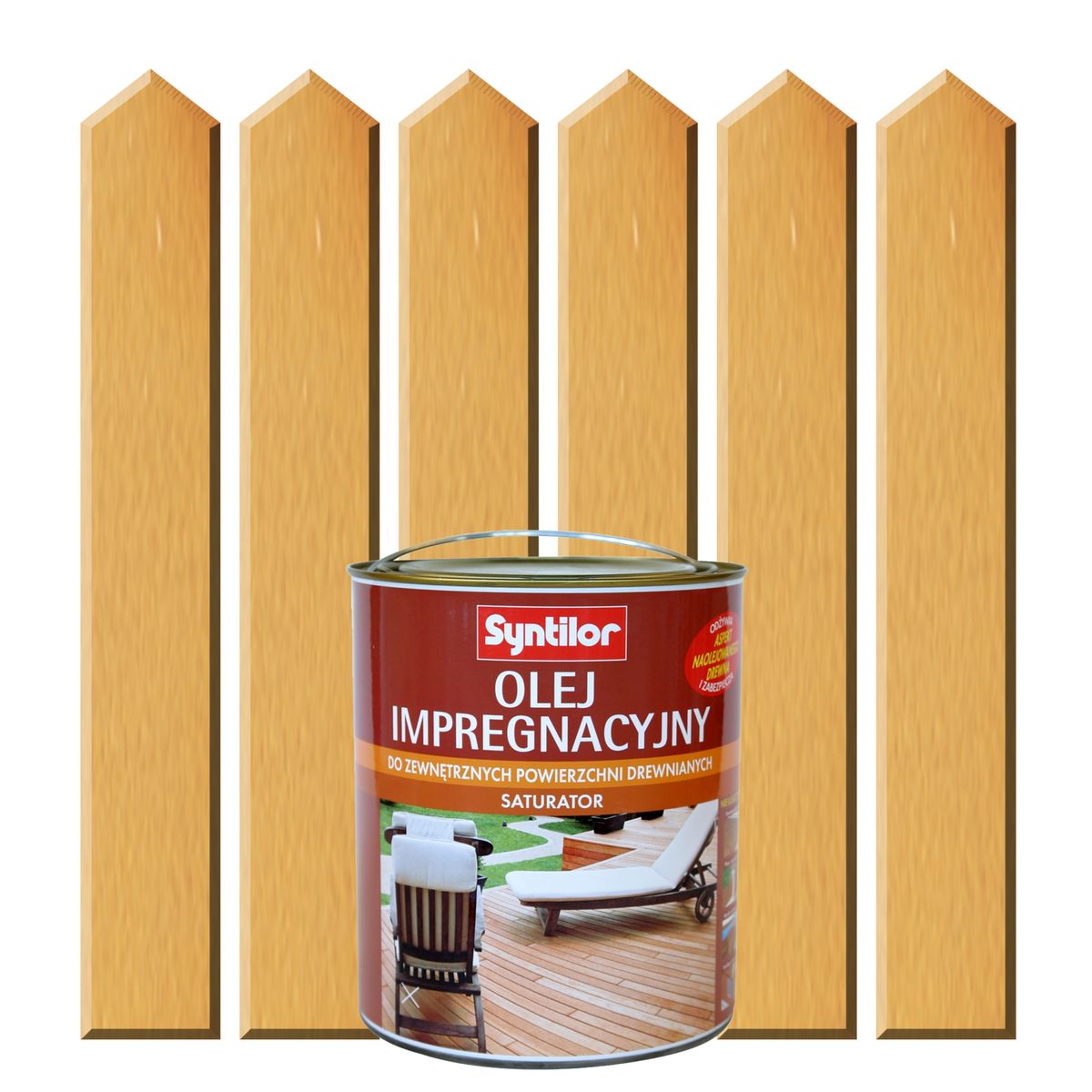 Olej impregnacyjny do tarasów SATURATOR 1 l Naturalny SYNTILOR