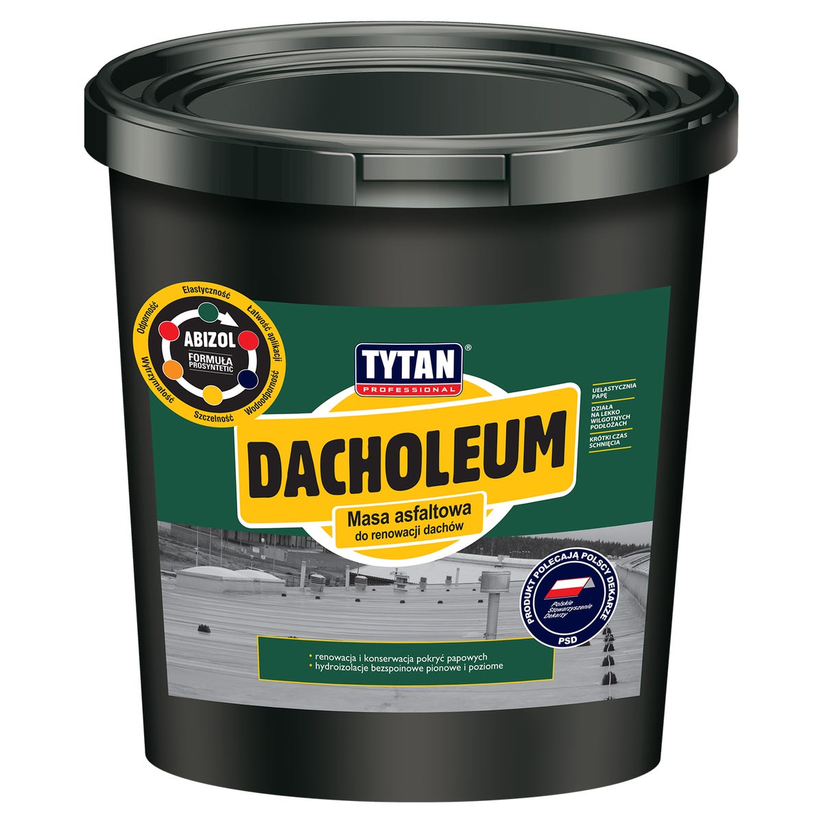 Masa asfaltowa do renowacji dachów Dacholeum 5 kg Tytan Professional