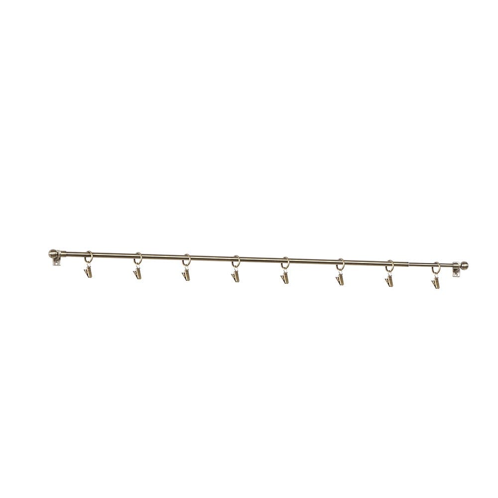 Karnisz mini do zazdrostek Davi 40-60 cm antyczne złoto