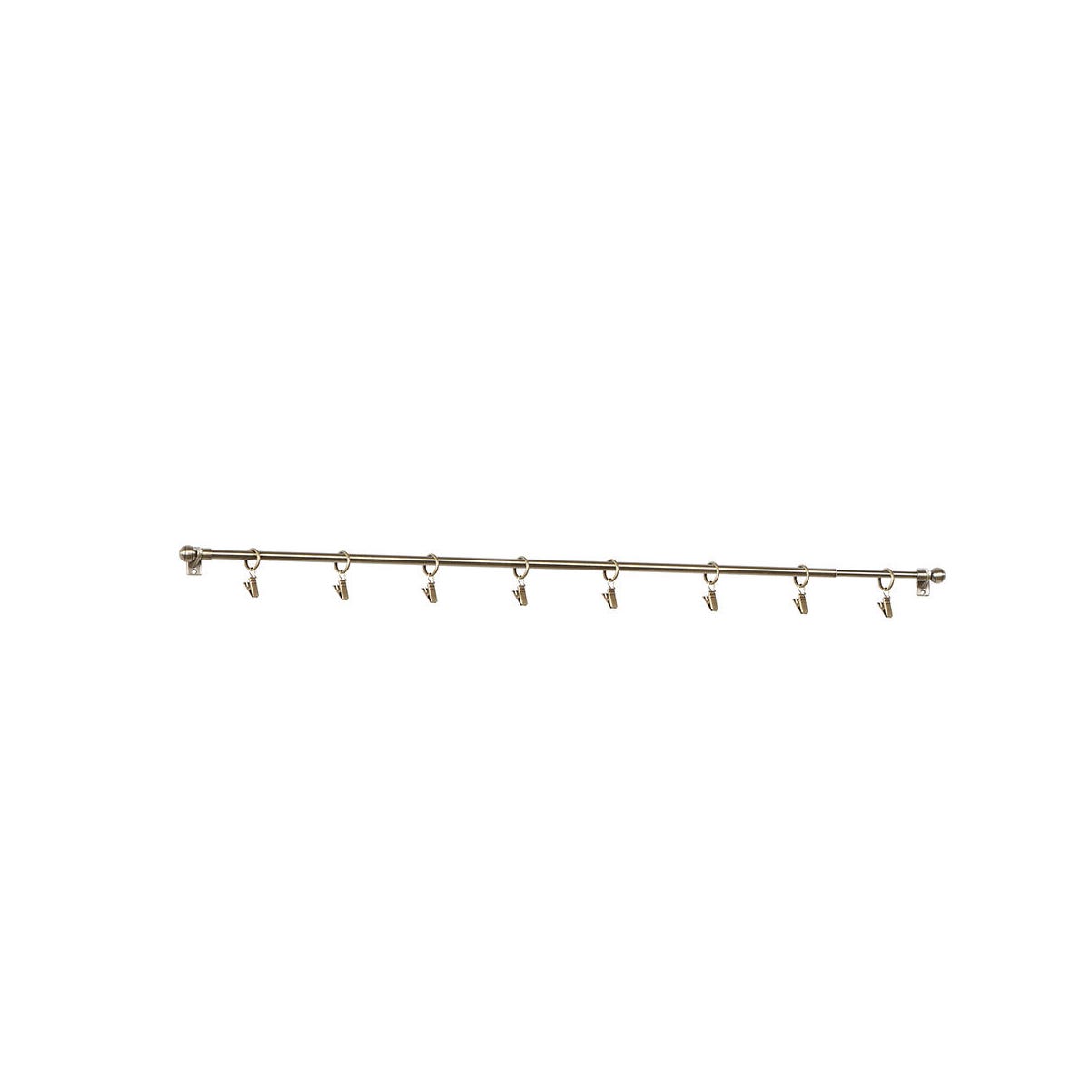 Karnisz mini do zazdrostek Davi 120-200 cm antyczne złoto