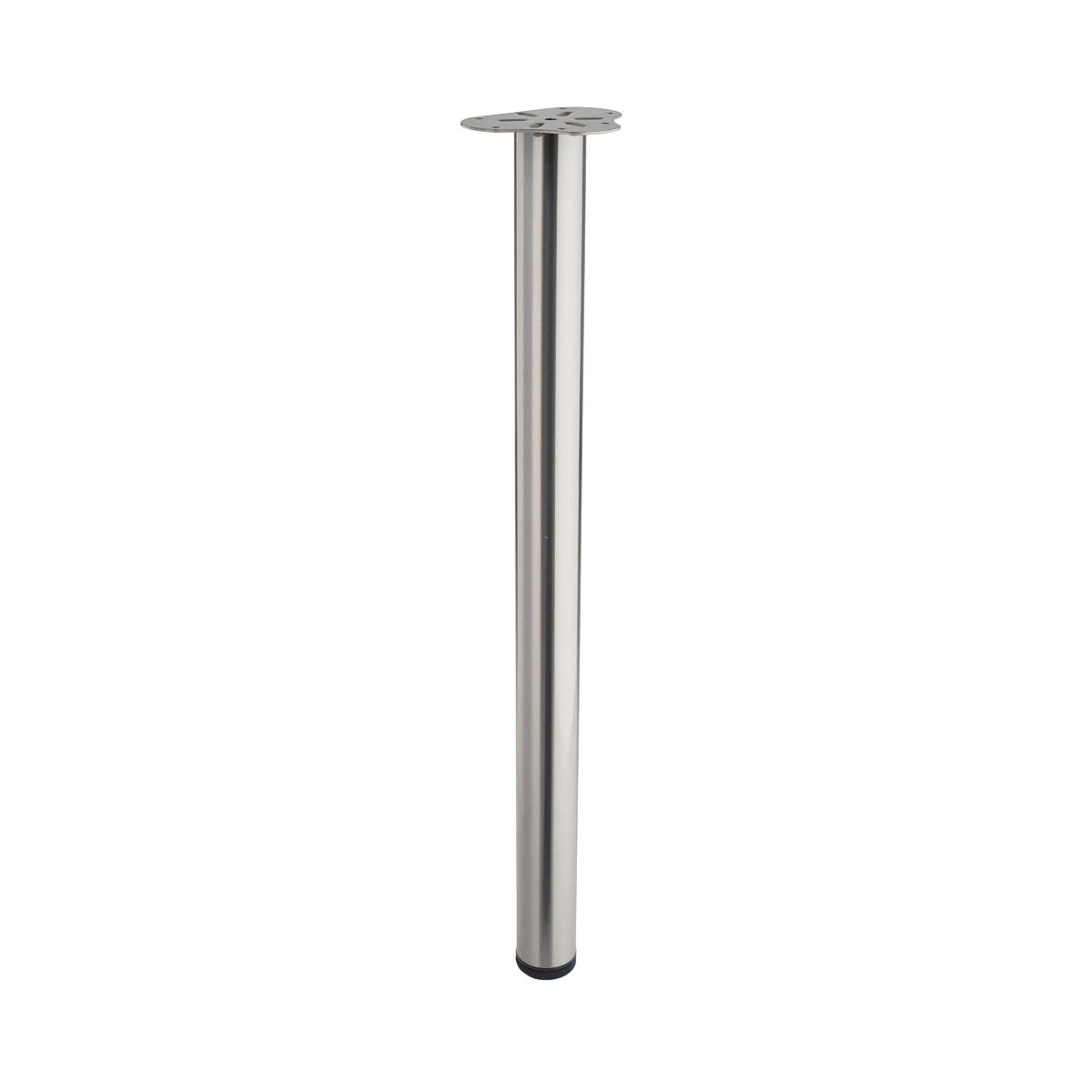 Noga meblowa 6 x 84 cm stal nierdzewna Hettich