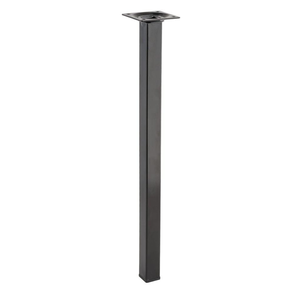 Noga meblowa 2.5 x 2.5 x 40 cm czarna Hettich