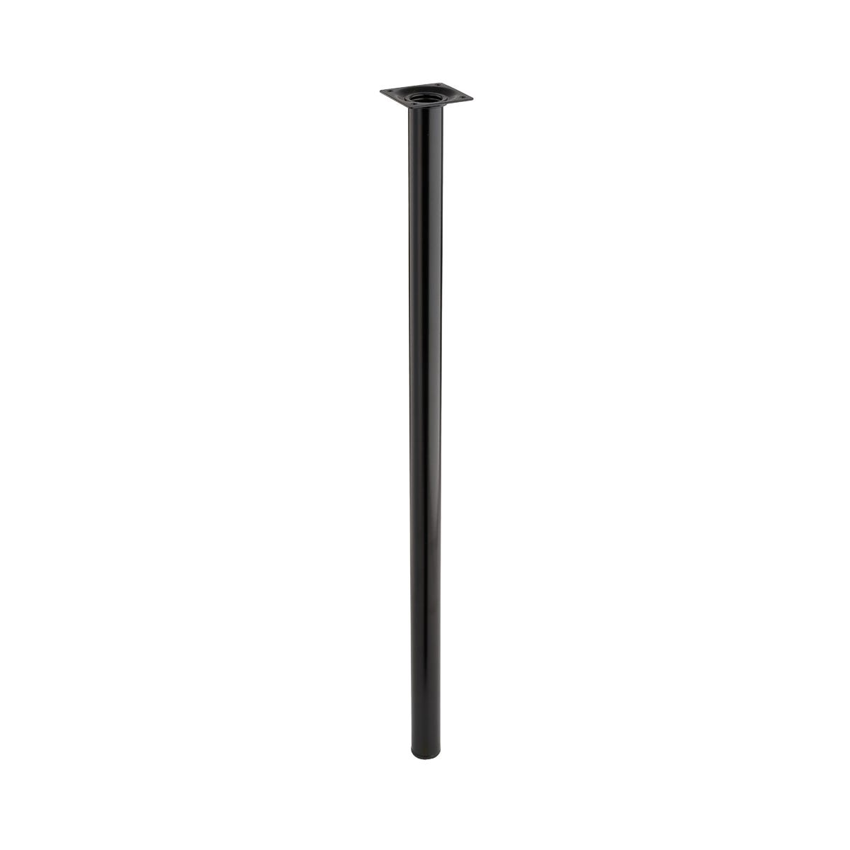 Noga meblowa 3 x 70 cm czarna Hettich