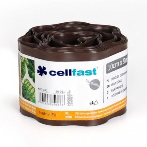 CellFast Obrzeże trawnikowe 900x10 cm brązowe