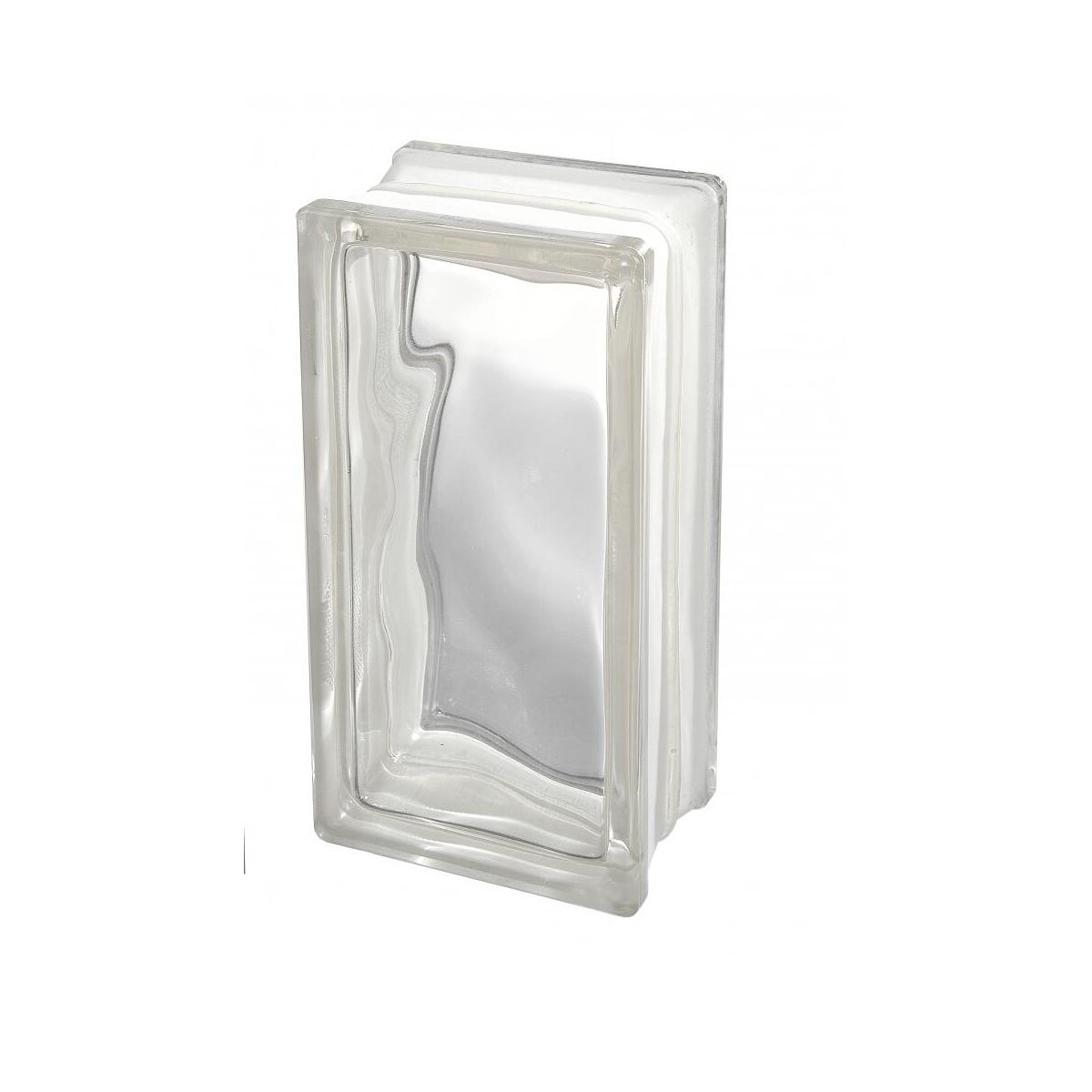 SEVES GLASSBLOCK Pustak Luksfer połówka bezbarwny Chmura 1909W
