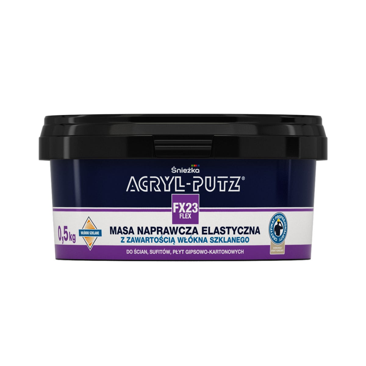 Masa naprawcza elastyczna ACRYL-PUTZ FX23 FLEX 0.5 kg ŚNIEŻKA