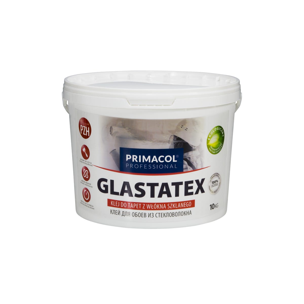 Klej do tapet z włókna szklanego Glastatex 10 kg Primacol
