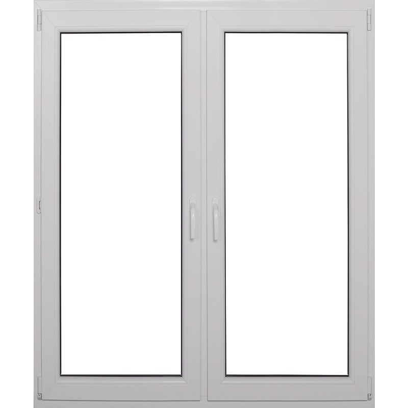Okno PCV 2-szybowe fasadowe O32 białe 1165x1435 mm otwierane do wewnątrz prawe