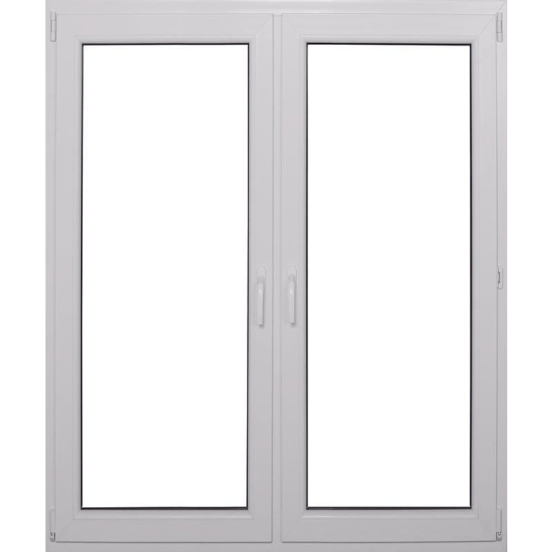 Okno PCV 2-szybowe fasadowe O33 Białe 1165 x 1435 mm otwierane do wewnątrz lewe