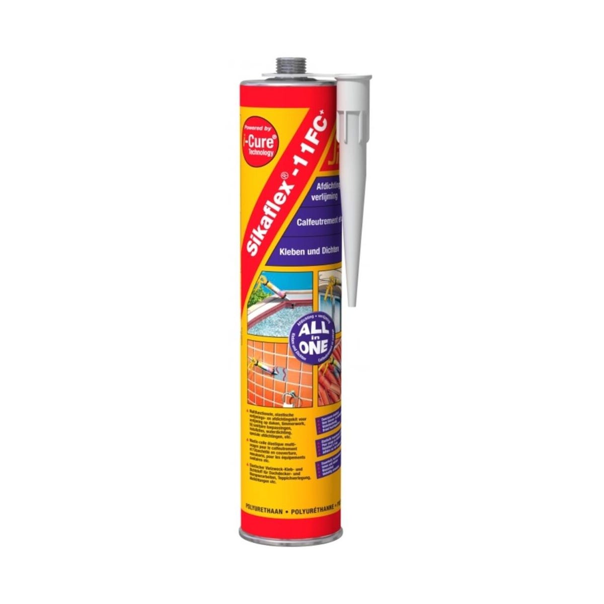 Klej uszczelniający Sikaflex-11 FC+ Czarny 300 ml Sika