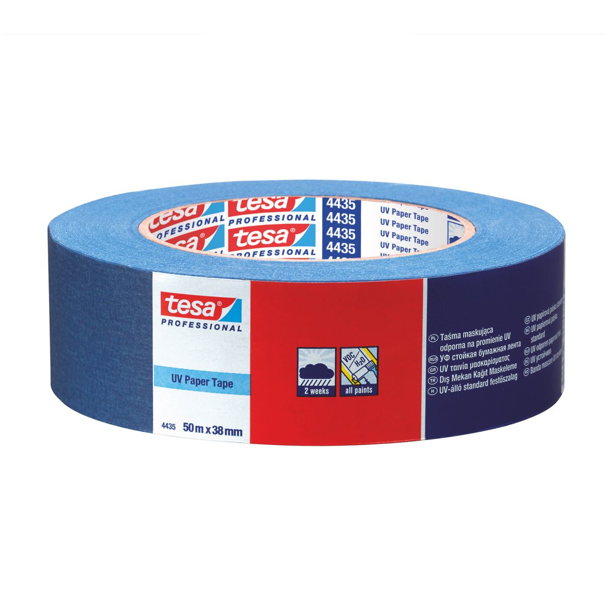 Taśma malarska UV PAPER TAPE 38 mm x 50 m zewnętrzna TESA