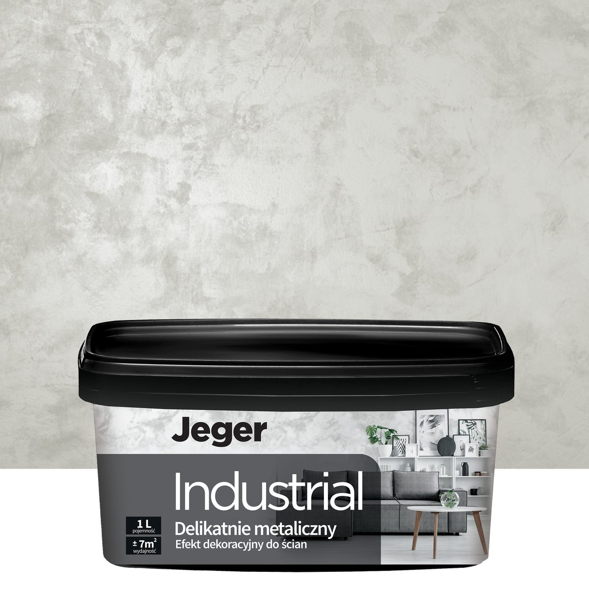 Efekt dekoracyjny INDUSTRIAL 1 l Calcyt Efekt metalowy JEGER