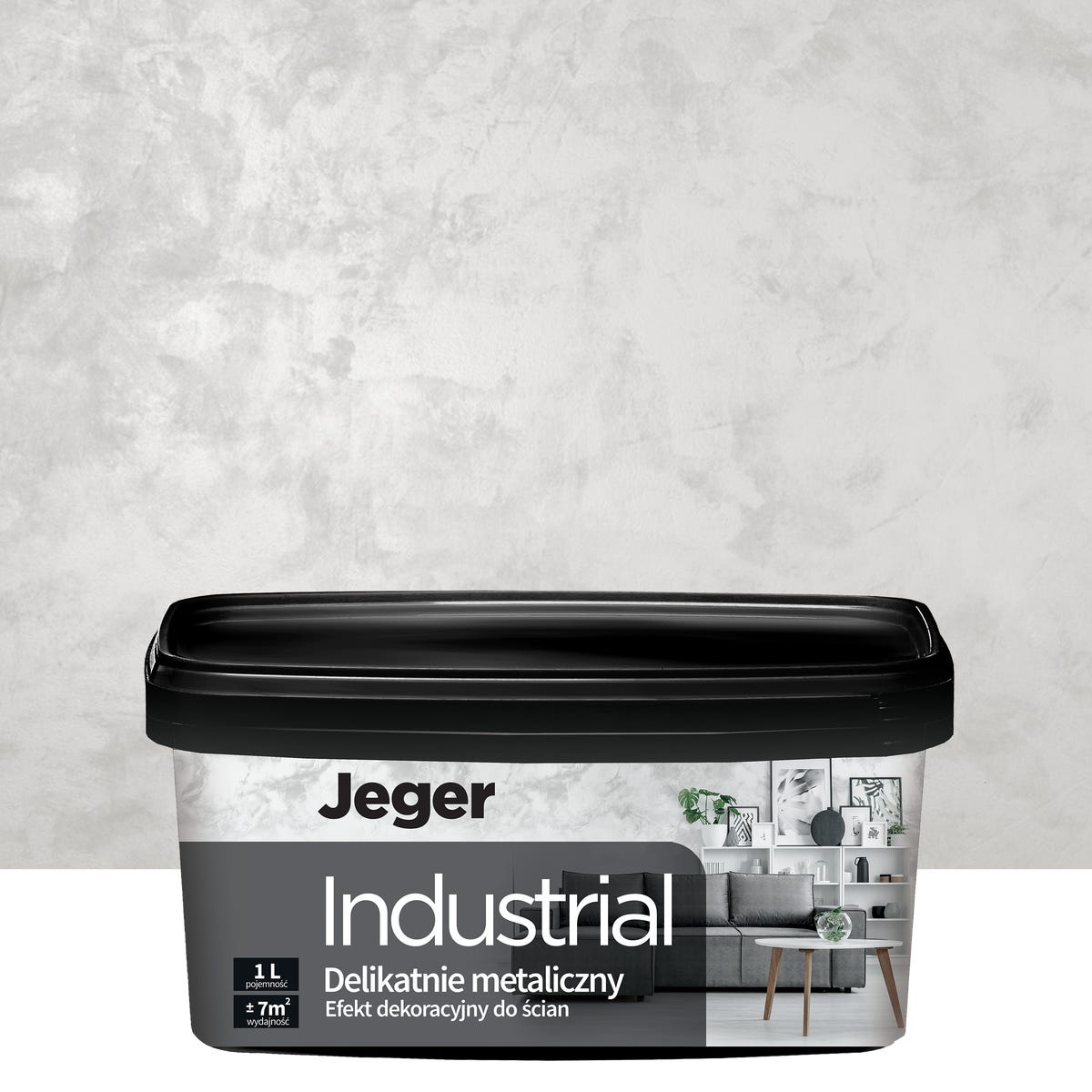 Powłoka dekoracyjna INDUSTRIAL Calcium Efekt metalowy JEGER
