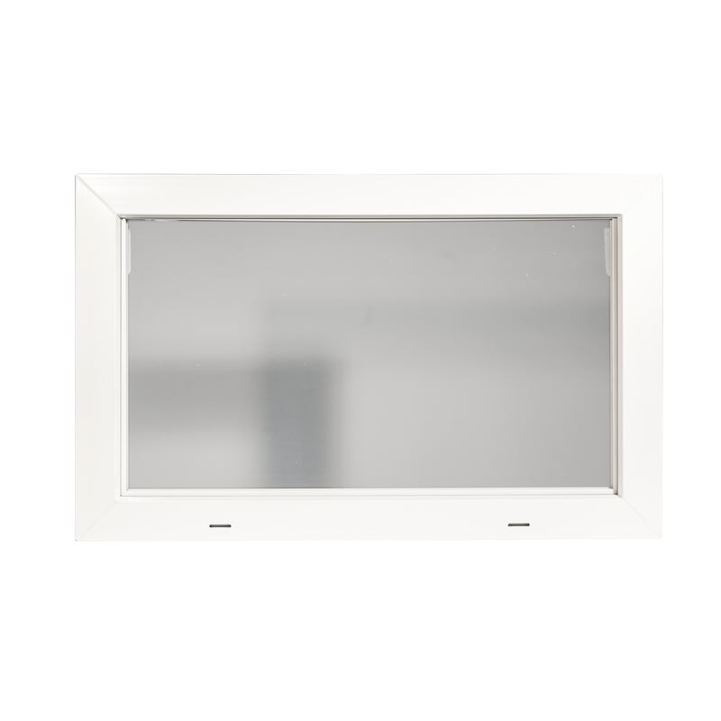 Okno PCV szyba pojedyńcza gospodarcze białe 800x500 mm uchylne do wewnątrz ACO KIPP