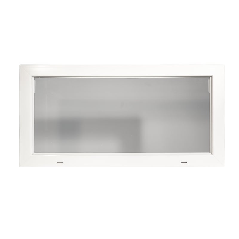 Okno PCV szyba pojedyńcza gospodarcze białe 1000x500 mm uchylne do wewnątrz ACO KIPP