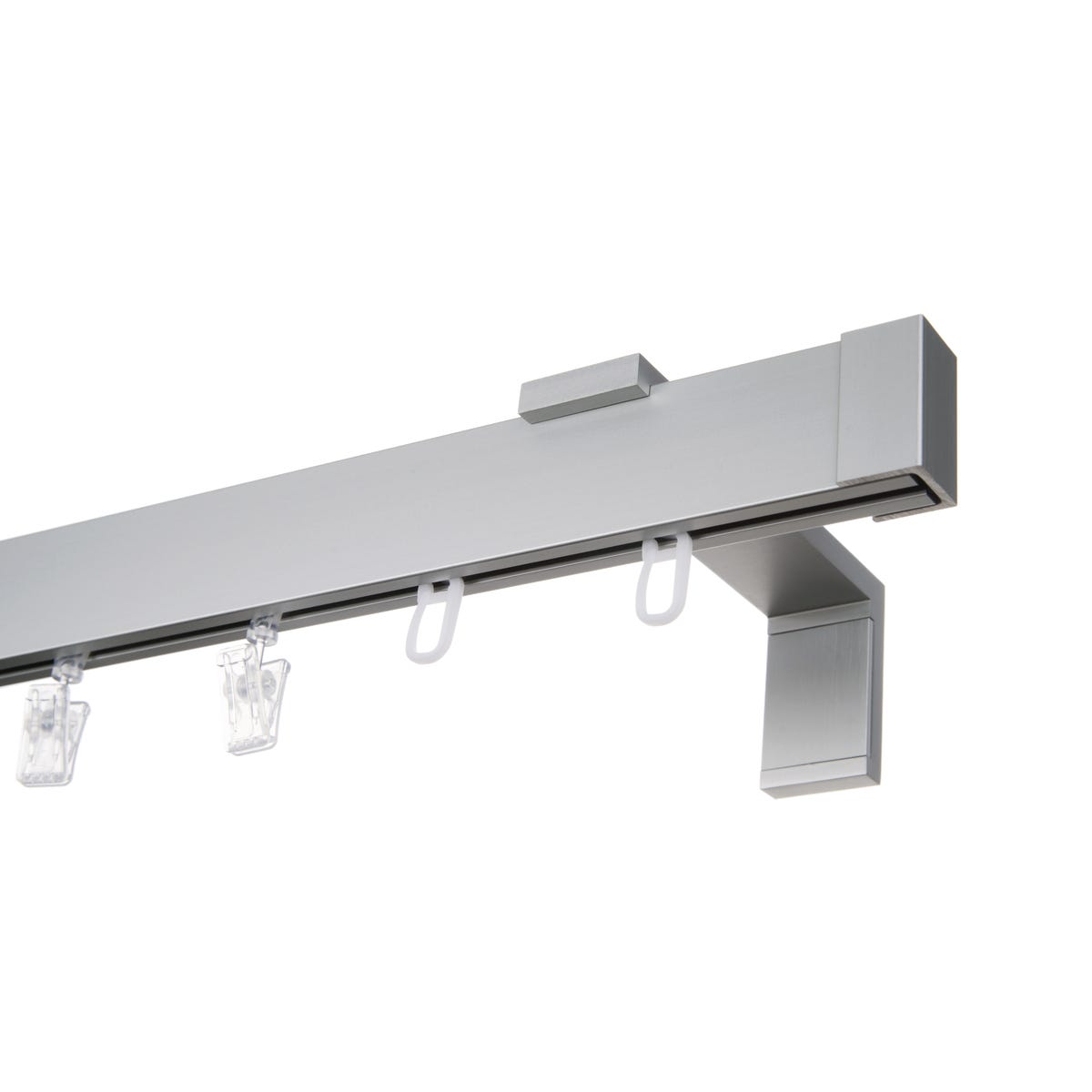 Karnisz apartamentowy 150 cm pojedynczy chrom