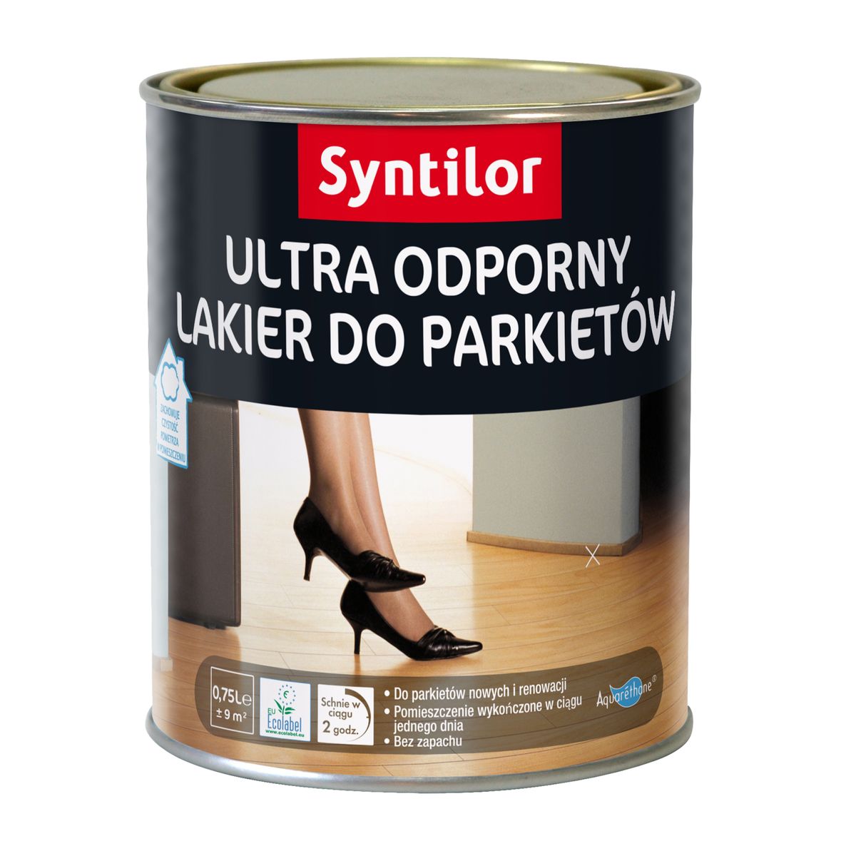 Lakier do parkietu ULTRA ODPORNY 0.75 l Bezbarwny Połysk SYNTILOR