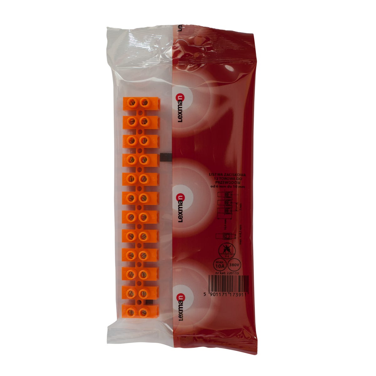 LEXMAN Listwa zaciskowa 12 x 6-10 mm 10 A