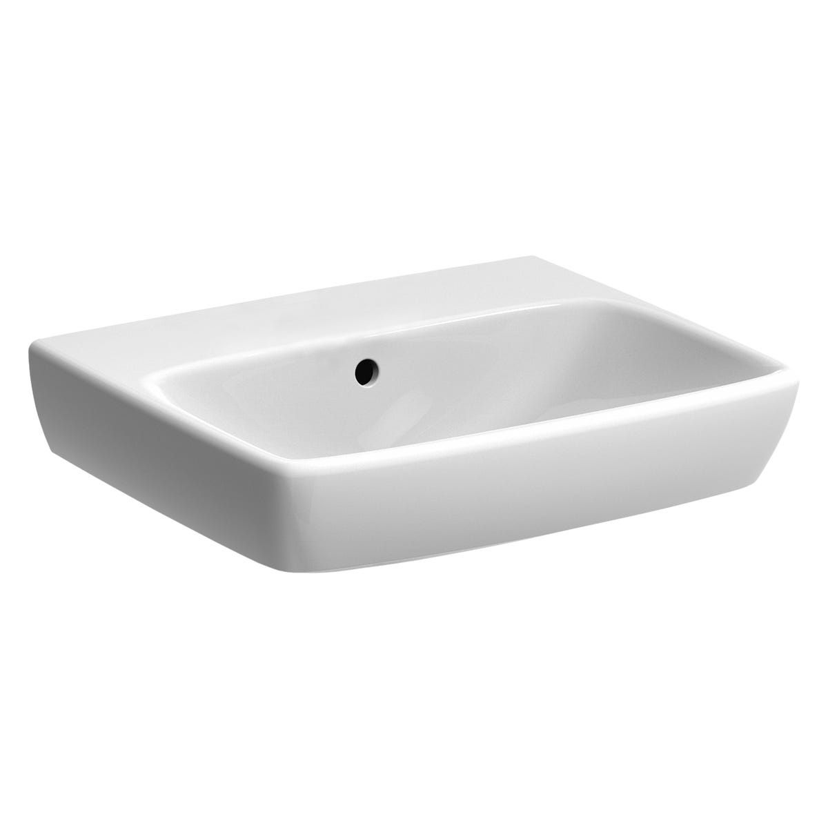 Umywalka ceramiczna Selnova Square 50 x 42 B/O Geberit