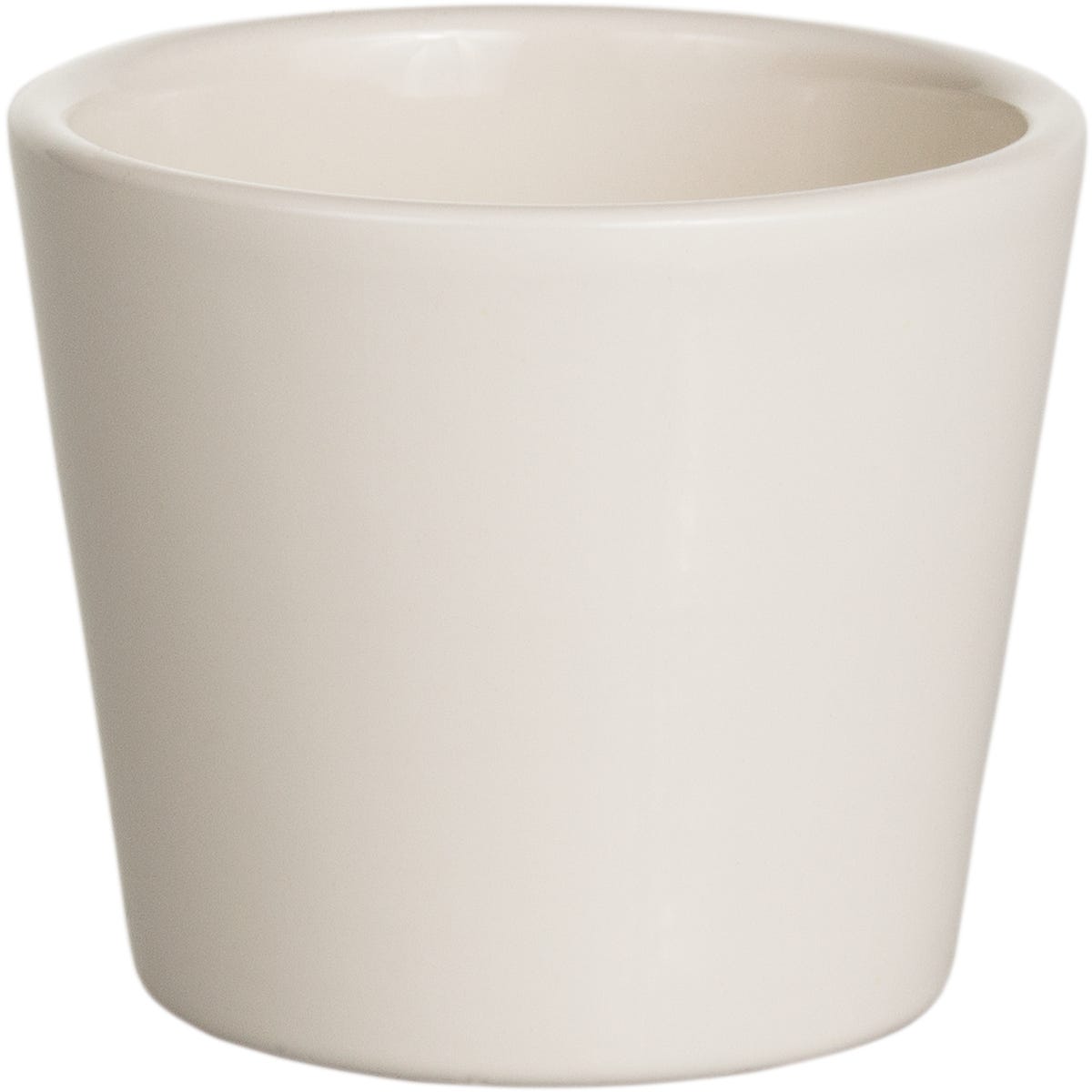 Cermax Osłonka doniczki ceramiczna 12cm kremowa