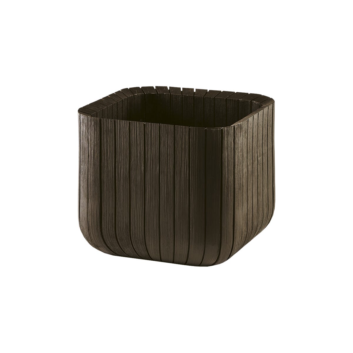 Keter Donica plastikowa Cube 40x40 cm brązowa