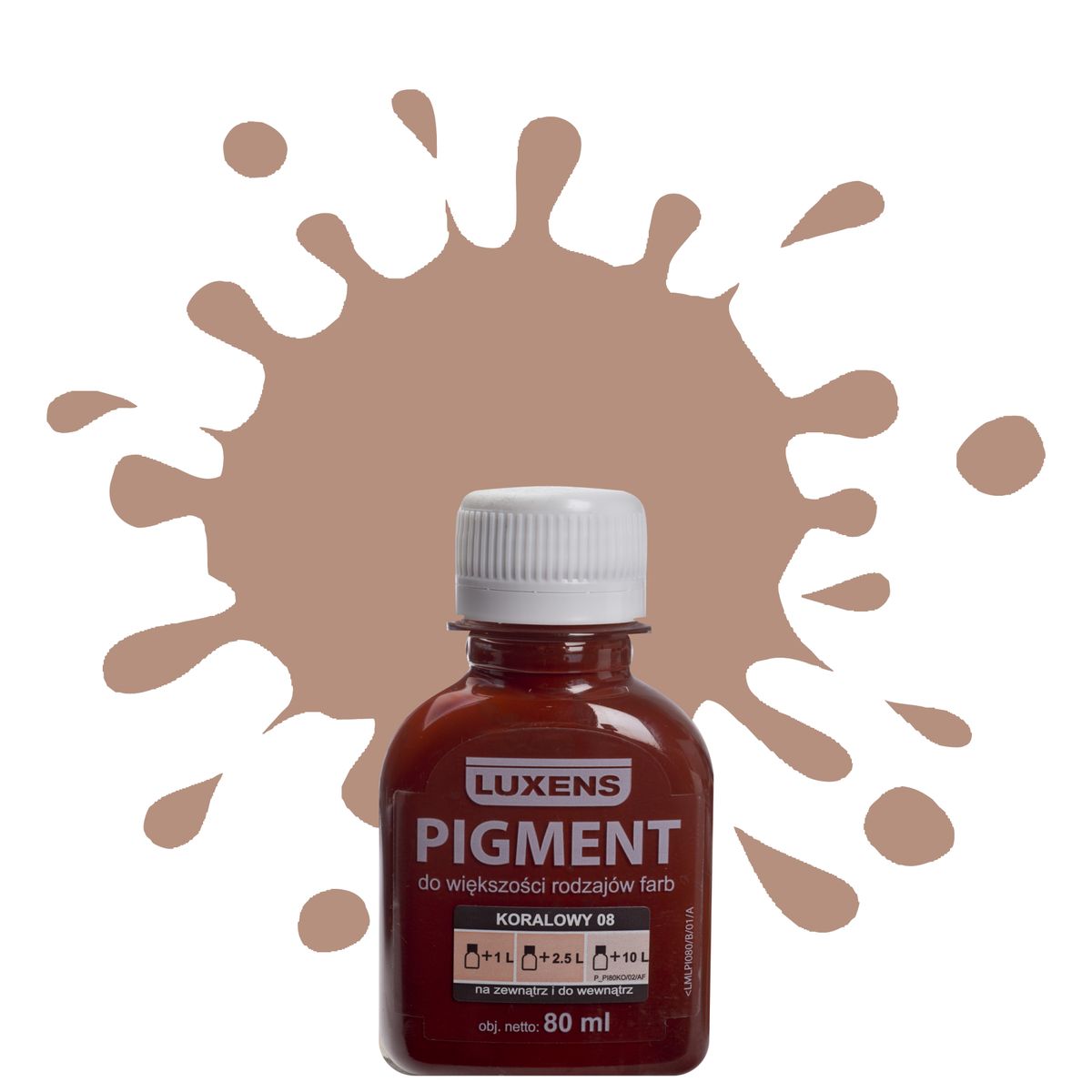 Barwnik w płynie Pigment Luxens 80 ml Koralowy nr 08 80 ml
