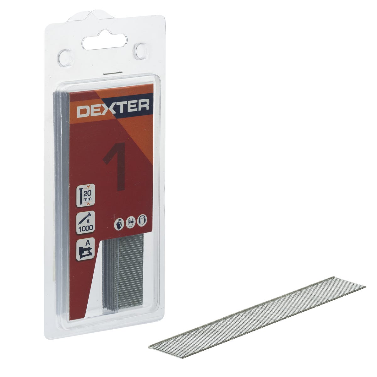 Gwoździe Typ 90 1000 szt. 1.2 / 20 mm Dexter