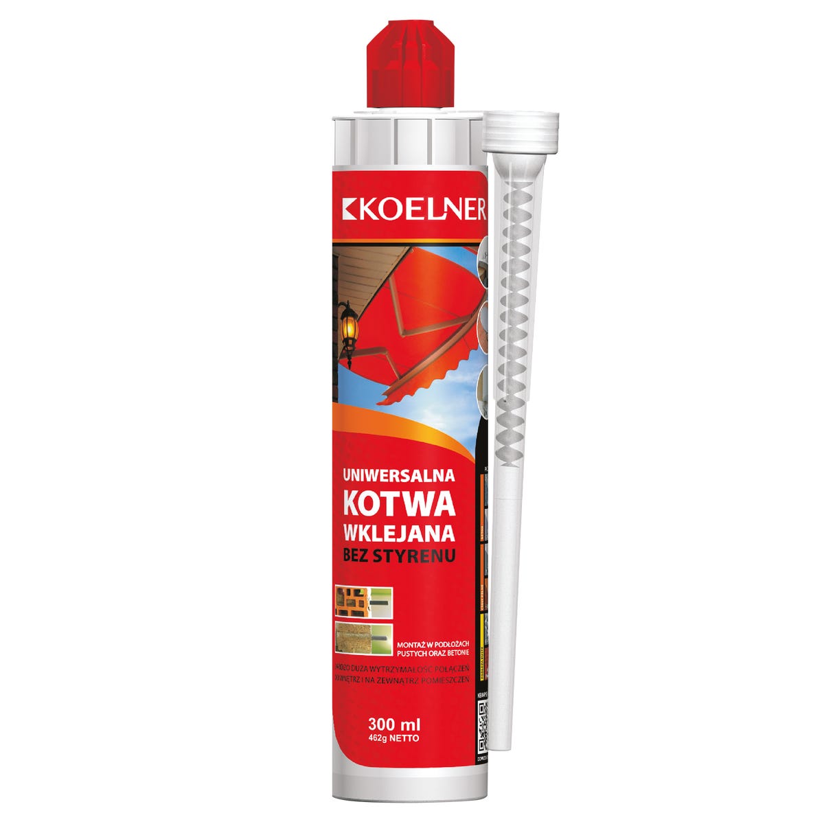 Kotwa chemiczna poliestrowa 300 ml Koelner
