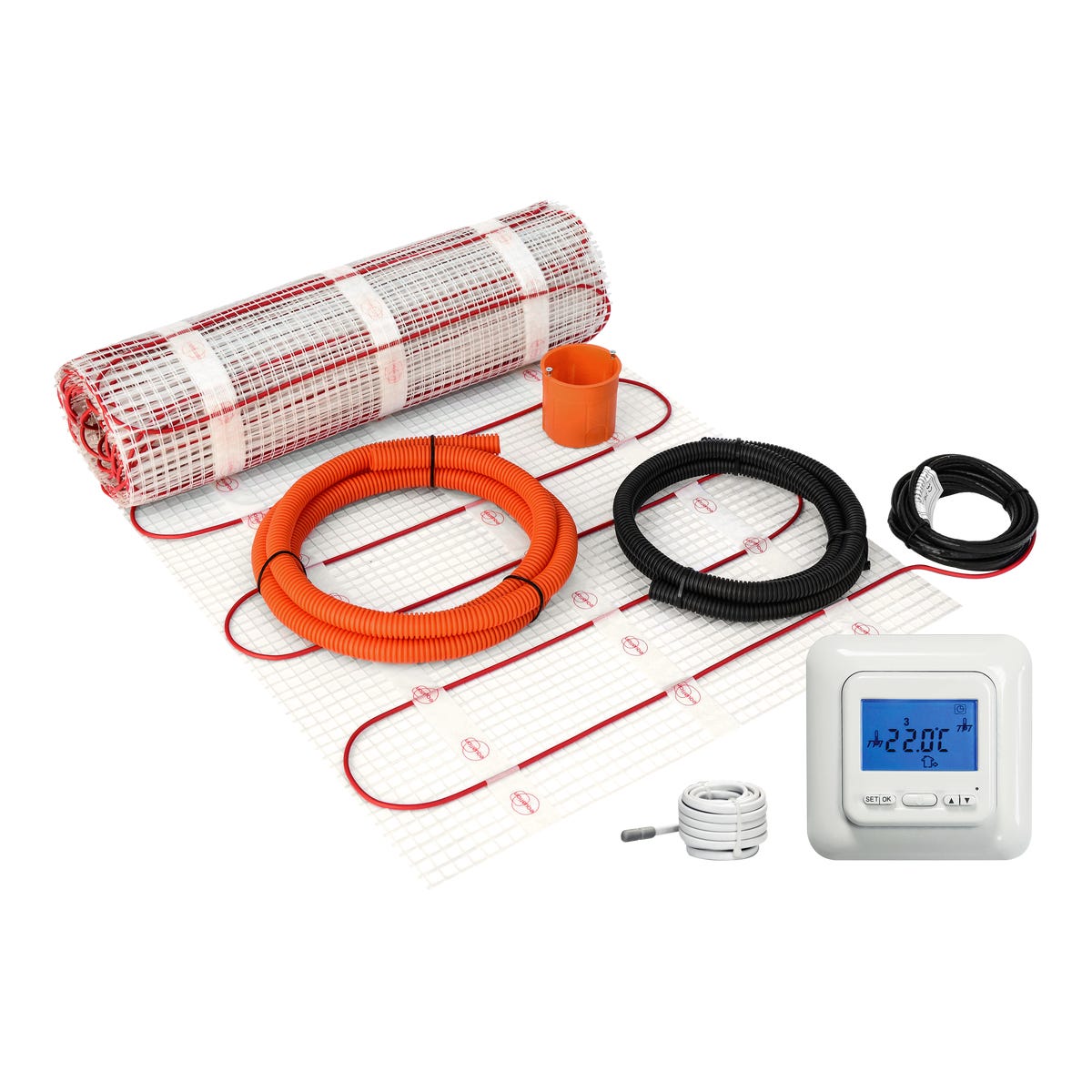 EQUATION ZESTAW grzewczy 4 m2 / 640 W z regulatorem P36