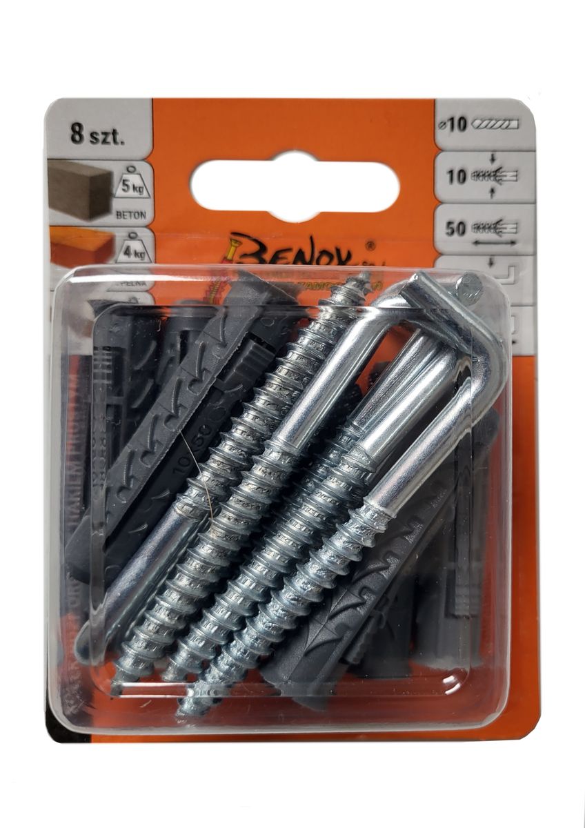 Kołek rozporowy 10 mm 8 szt. Wkręt-met
