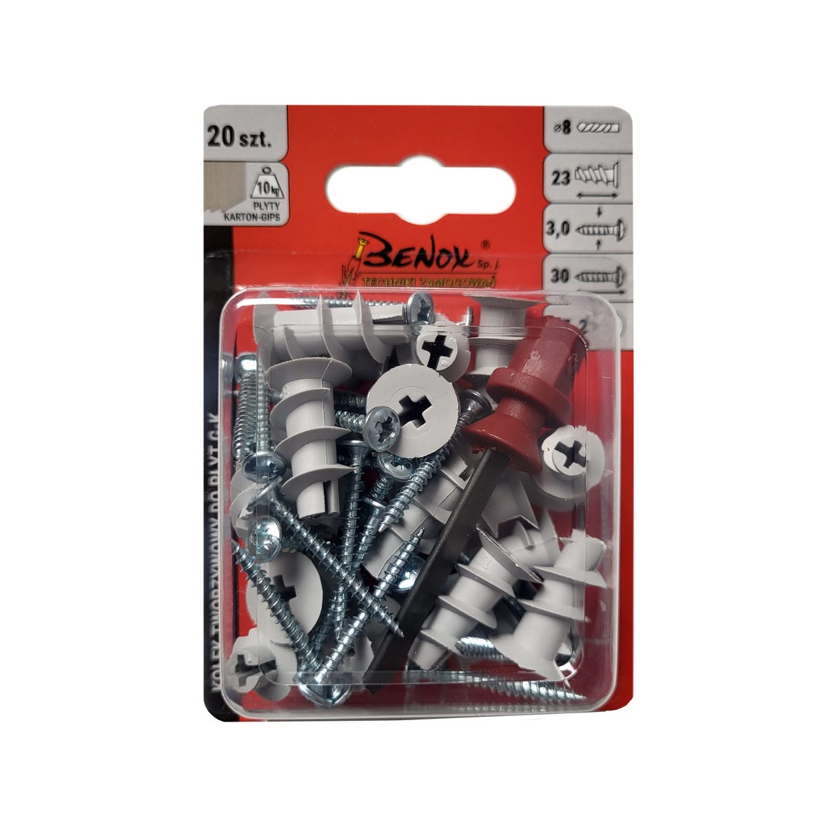 Kołek Driva do płyt G-KZ 3.5/30 mm 20 szt. Wkręt-met