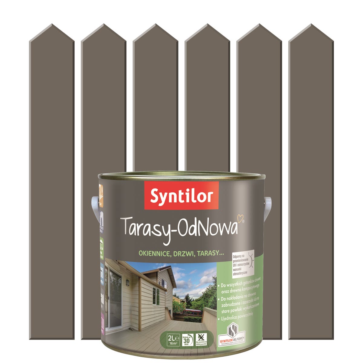 Syntilor Farba do drewna TARASY ODNOWA 2 l Kora Drewna