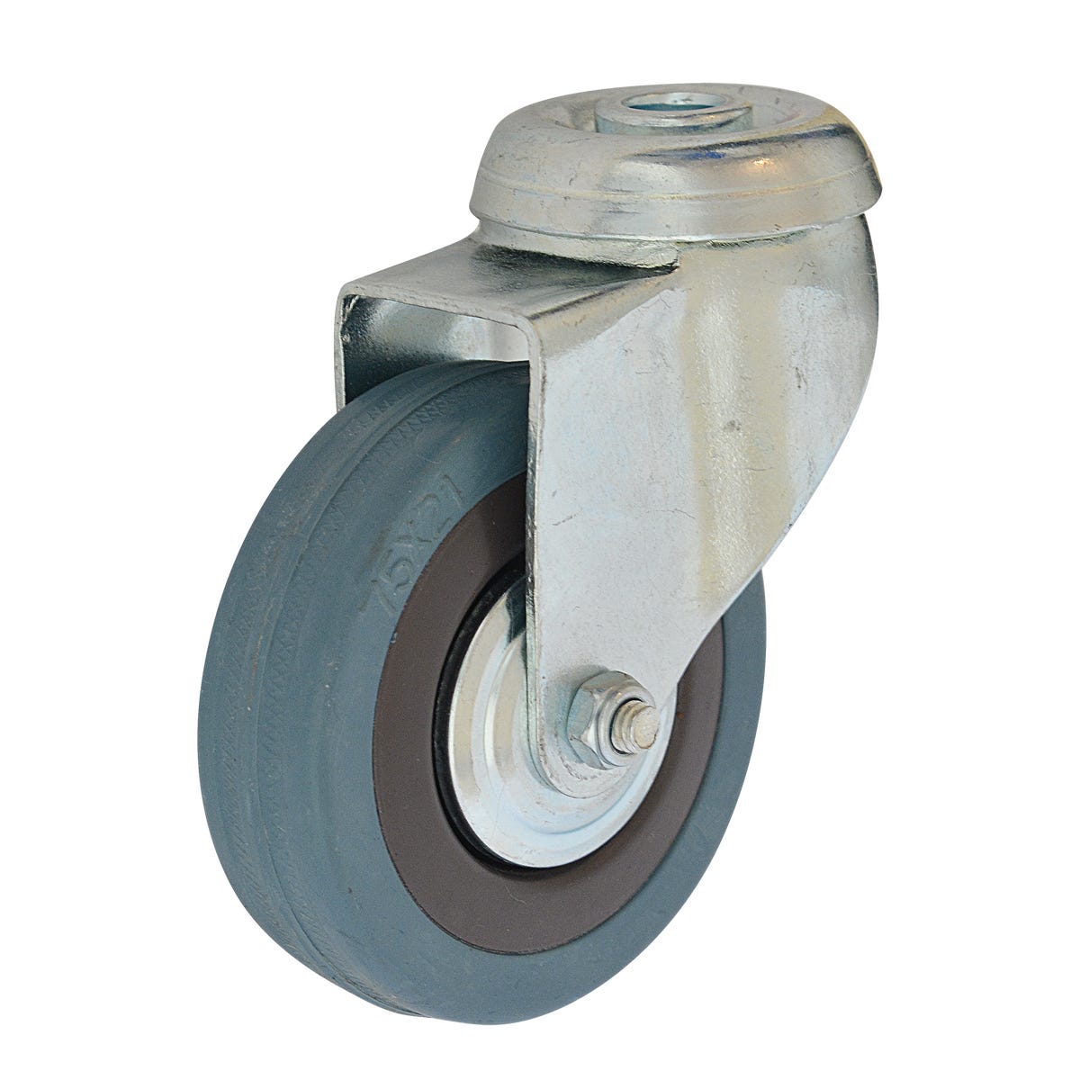 Zestaw jezdny z kołem obrotowym 100 mm/65 kg Stahl