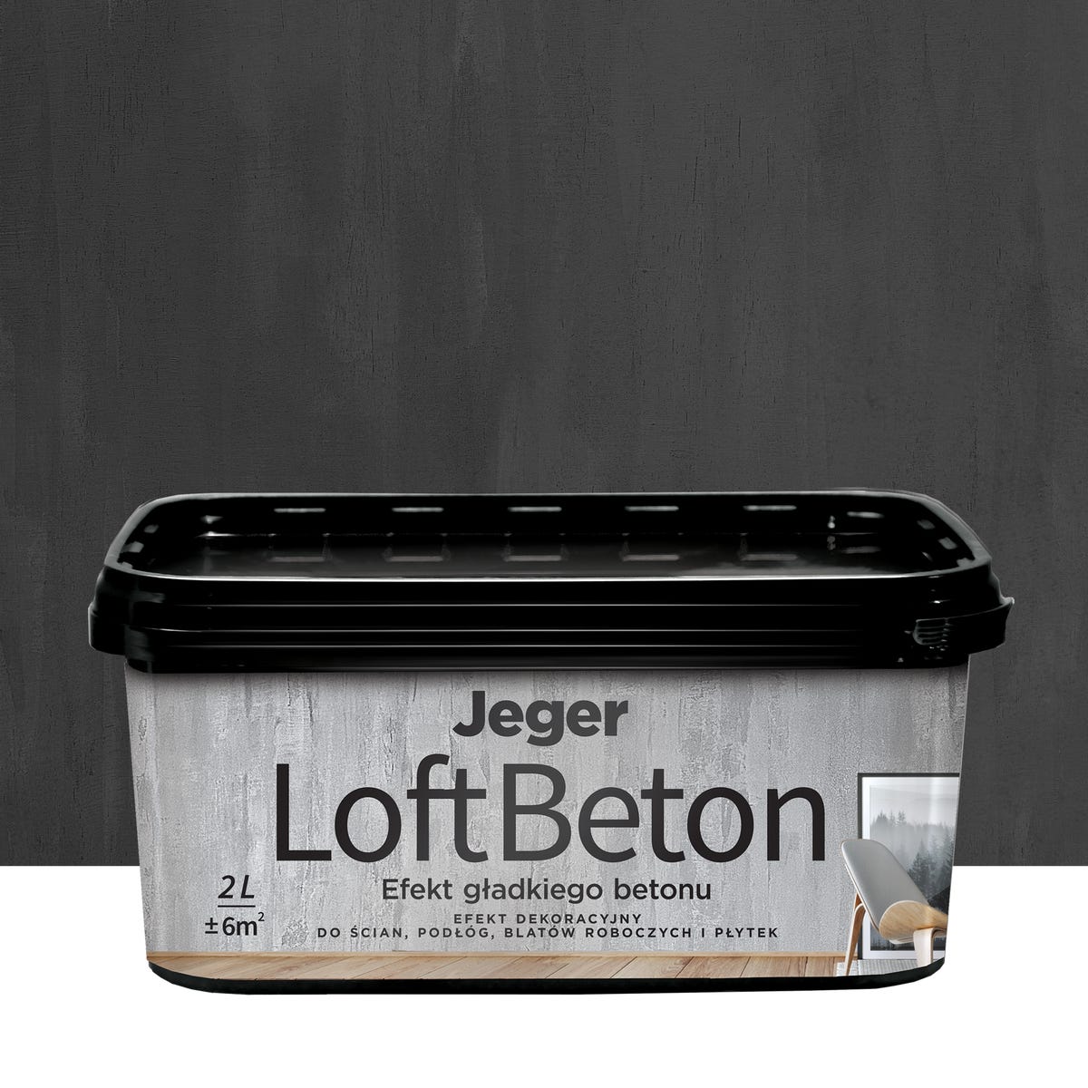 Efekt dekoracyjny LOFT BETON 2 l kolor nr 5 Efekt betonu JEGER