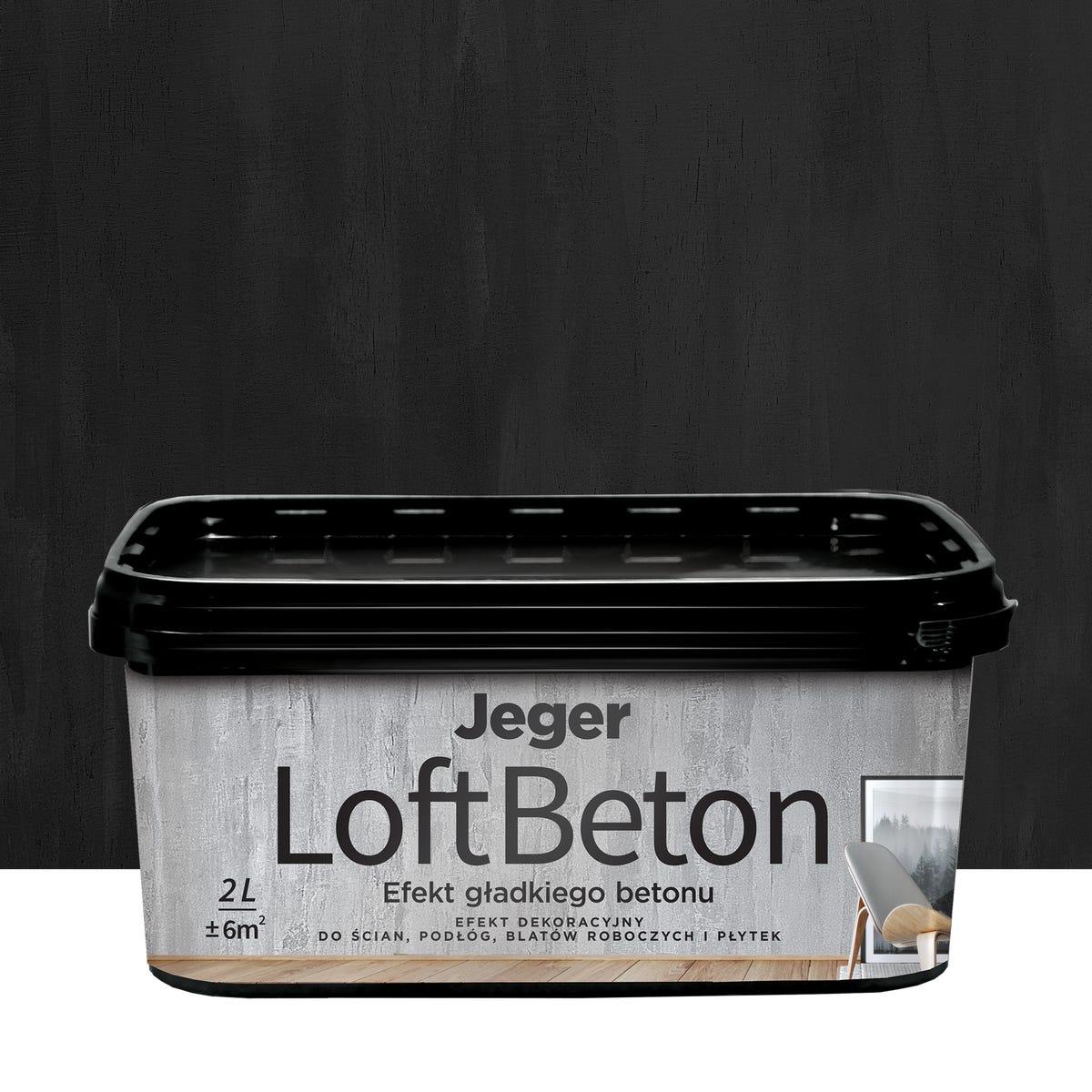 Efekt dekoracyjny LOFT BETON 2 l kolor nr 6 Efekt betonu JEGER