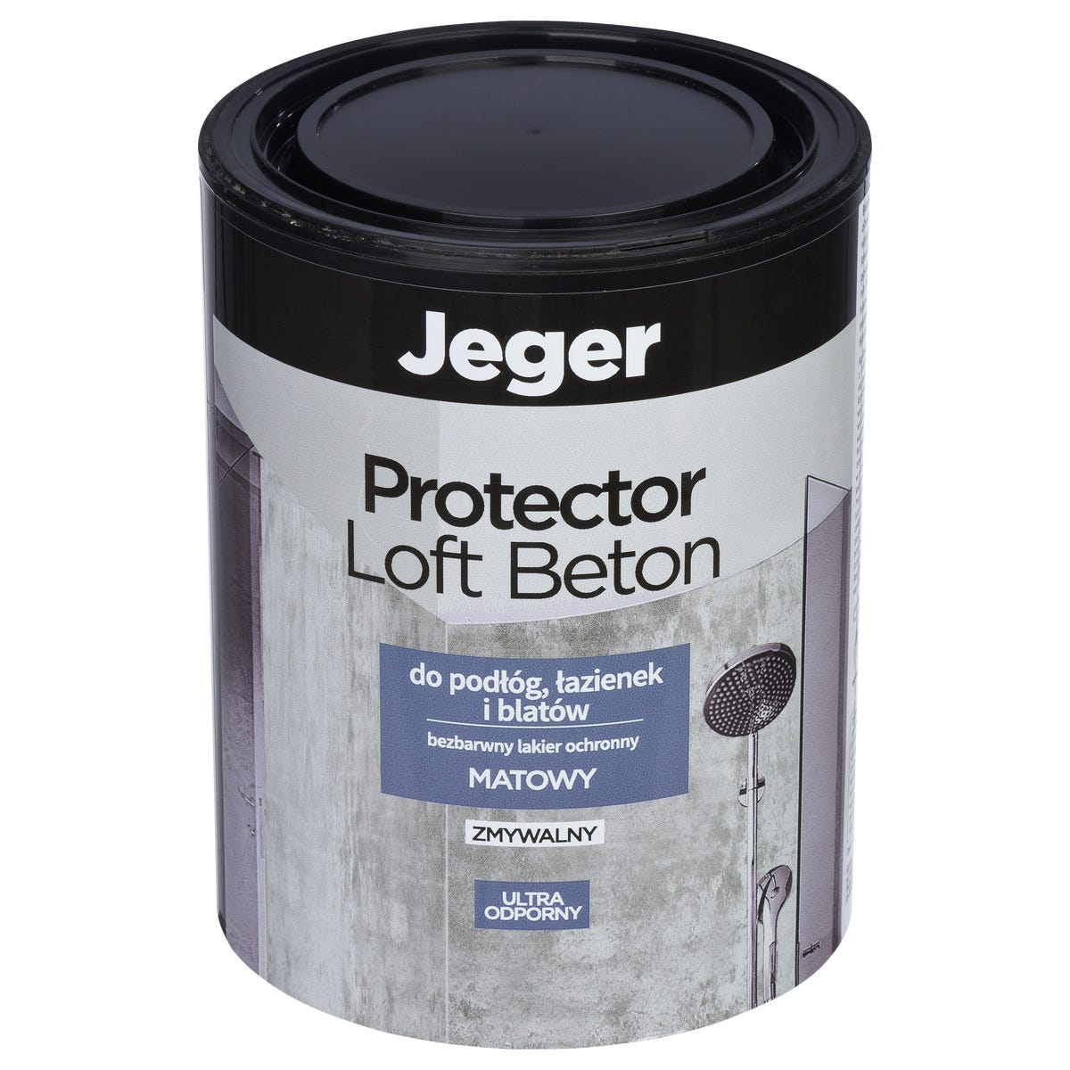 Lakier PROTECTOR LOFT BETON 1 l Ultraodporny Matowy Zmywalny JEGER